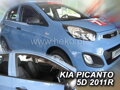 Deflektory KIA PICANTO II 5dv od 2011 do 2017