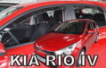 Deflektory KIA RIO IV Hatchback od 2016 do 2023 + zadné deflektory