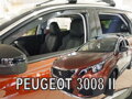 Deflektory PEUGEOT 3008 II od 2017 do 2024 + zadné deflektory