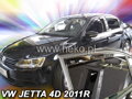 Deflektory VW JETTA sedan od 2011 + zadné deflektory