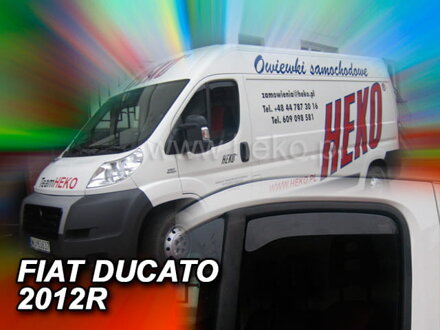 Deflektory CITROEN JUMPER III / PEUGEOT BOXER / FIAT DUCATO od 2006 krátke deflektory