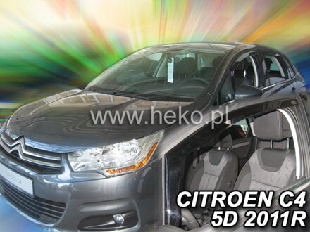 Deflektory CITROEN C4 II od 2010 do 2017