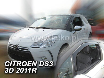 Deflektory CITROEN DS 3 od 2010 do 2019