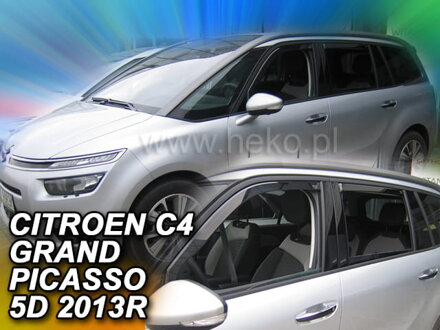 Deflektory CITROEN C4 GRAND PICASSO od 2013 + zadné deflektory