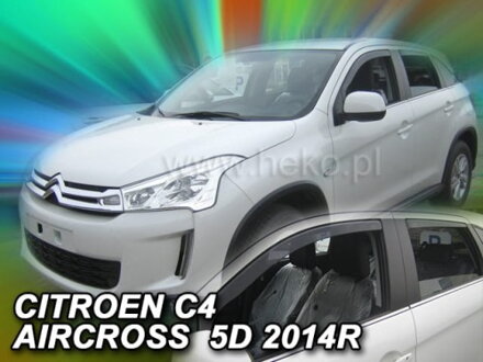 Deflektory CITROEN C4 AIRCROSS od 2012 + zadné deflektory