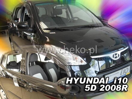 Deflektory HYUNDAI i10 od 2007 do 2013