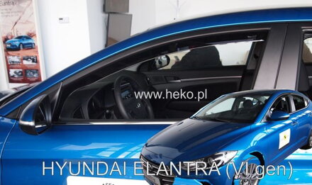 Deflektory HYUNDAI ELANTRA VI od 2016 do 2020