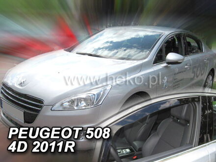 Deflektory PEUGEOT 508 od 2011 do 2018