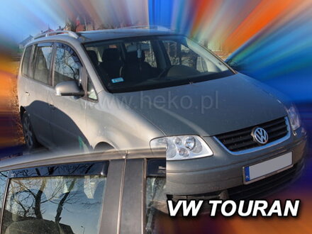 Deflektory VW TOURAN I/II od 03/2003 do 2015 + zadné deflektory