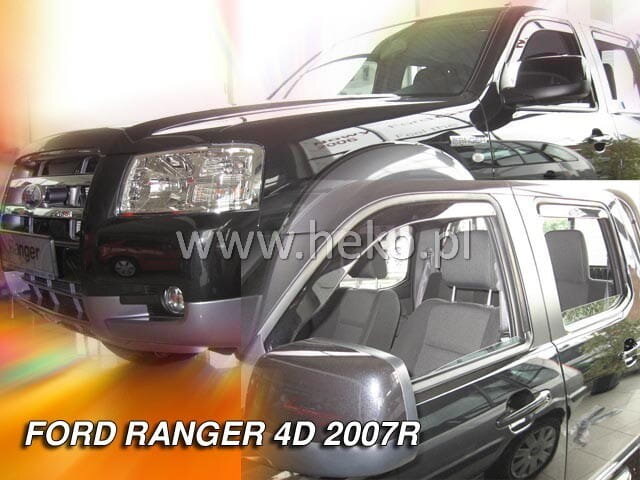 Deflektory FORD RANGER IV od 2006 do 2011 + zadné deflektory