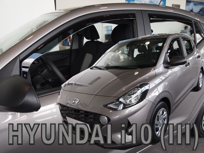 Deflektory HYUNDAI i10 III od 2019 + zadné deflektory