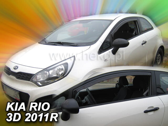 Deflektory KIA RIO III od 2012 do 2017