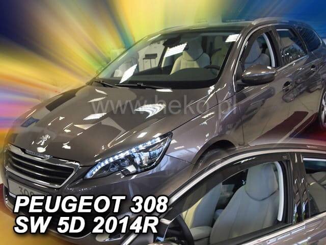 Deflektory PEUGEOT 308 II SW od 2013 do 2021